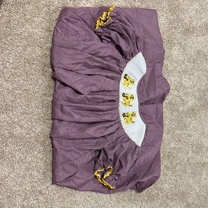 Smocked LSU toddler girls dress